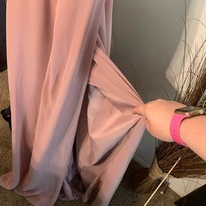 AzazieA16 DustyRose chiffonmaterial floor length includes garment bag Worn once